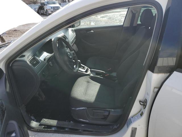 3VW2K7AJ7CM324645 - 2012 VOLKSWAGEN JETTA BASE Սպիտակ լուսանկար 7