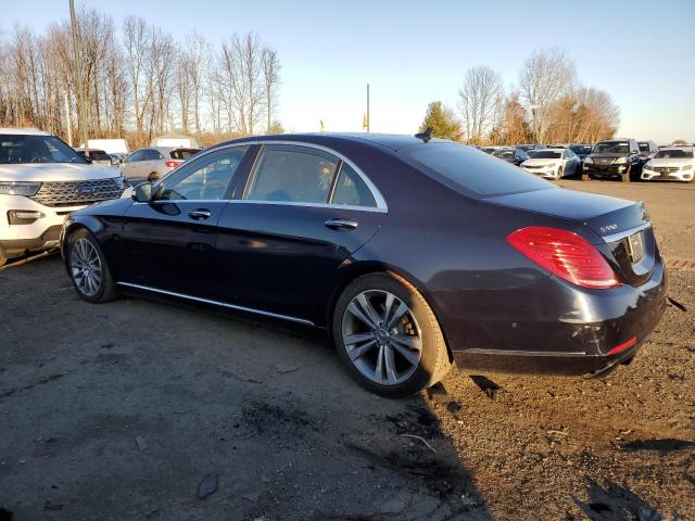 WDDUG8FB5FA078979 - 2015 MERCEDES-BENZ S 550 4MATIC BLUE photo 2