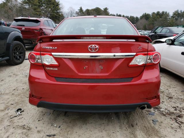 2T1BU4EE4DC995631 - 2013 TOYOTA COROLLA BASE 红色 照片 6