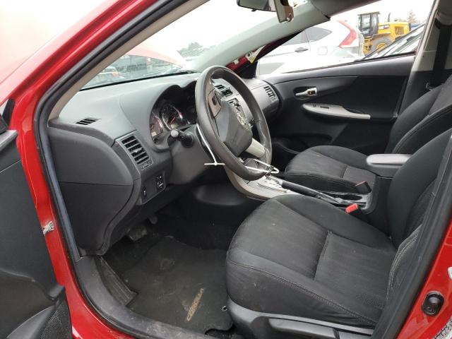2T1BU4EE4DC995631 - 2013 TOYOTA COROLLA BASE 红色 照片 7