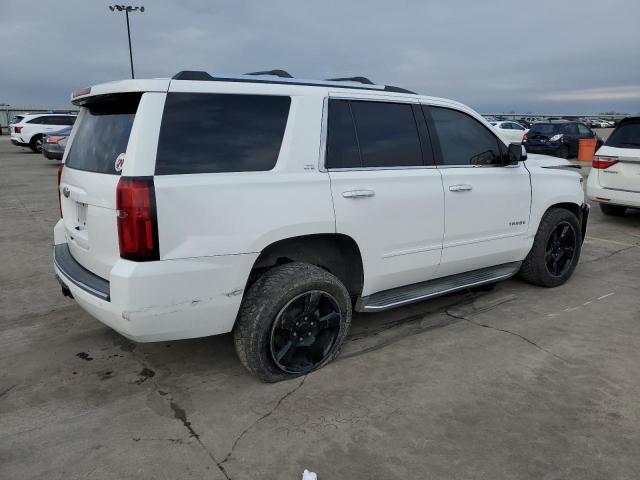 1GNSCCKC0FR571167 - 2015 CHEVROLET TAHOE C1500 LTZ WHITE photo 3