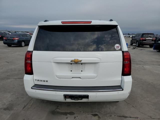 1GNSCCKC0FR571167 - 2015 CHEVROLET TAHOE C1500 LTZ WHITE photo 6