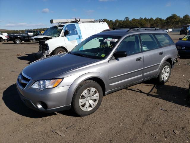 4S4BP60C787330346 - 2008 SUBARU OUTBACK SILVER photo 1