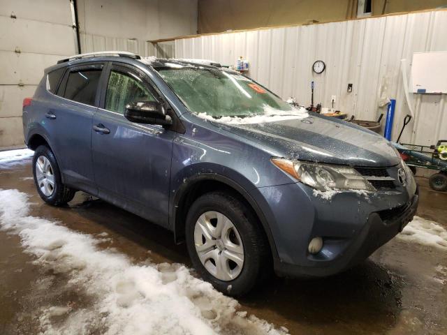 JTMBFREV2DD001262 - 2013 TOYOTA RAV4 LE BLUE photo 4