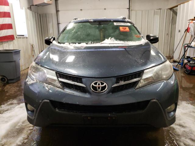 JTMBFREV2DD001262 - 2013 TOYOTA RAV4 LE BLUE photo 5