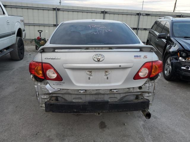 2T1BU4EE2AC472121 - 2010 TOYOTA COROLLA BASE BLUE photo 6
