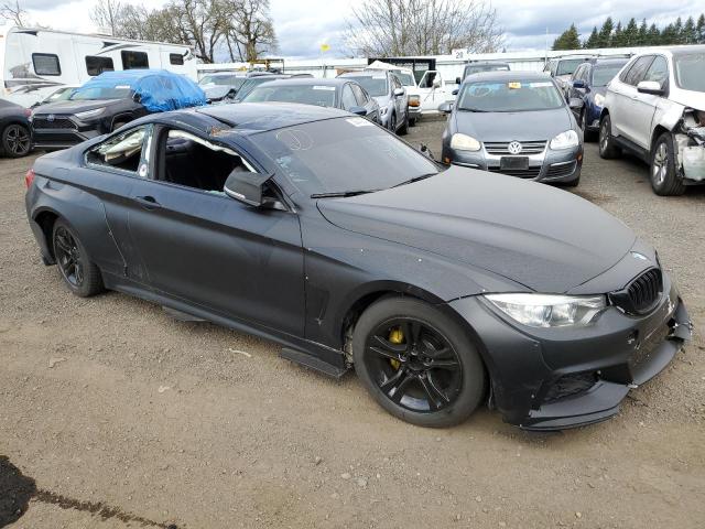 WBA3R1C5XEK191547 - 2014 BMW 435 I BLACK photo 4