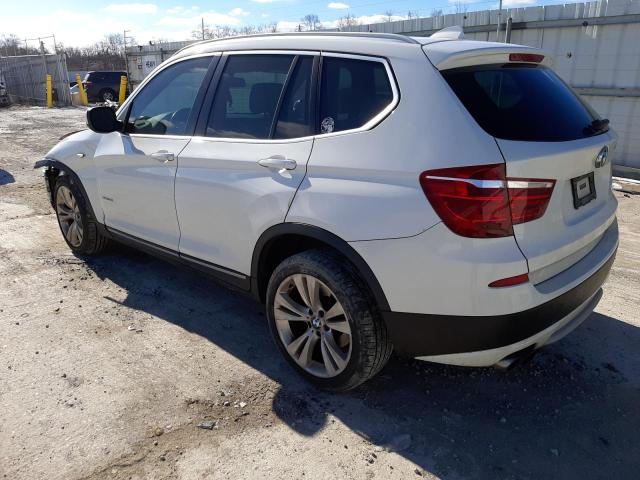 5UXWX7C58CL737549 - 2012 BMW X3 XDRIVE35I WHITE photo 2