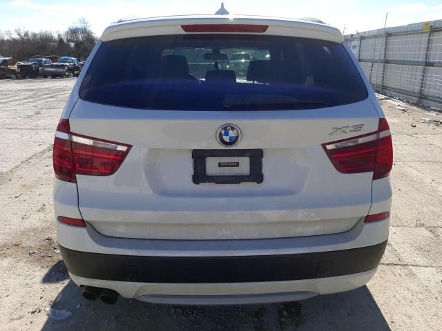 5UXWX7C58CL737549 - 2012 BMW X3 XDRIVE35I WHITE photo 6