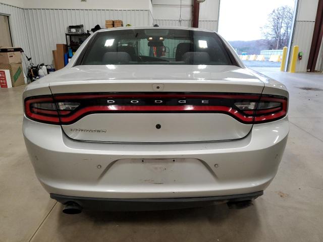 2C3CDXAT1FH796043 - 2015 DODGE CHARGER POLICE SILVER photo 6