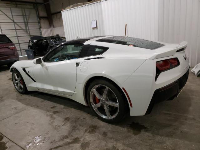 1G1YA2D70E5126560 - 2014 CHEVROLET CORVETTE STINGRAY 1LT WHITE photo 2