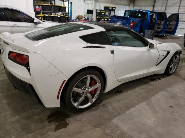 1G1YA2D70E5126560 - 2014 CHEVROLET CORVETTE STINGRAY 1LT WHITE photo 3