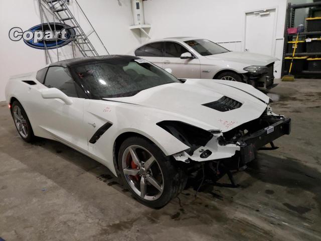 1G1YA2D70E5126560 - 2014 CHEVROLET CORVETTE STINGRAY 1LT WHITE photo 4