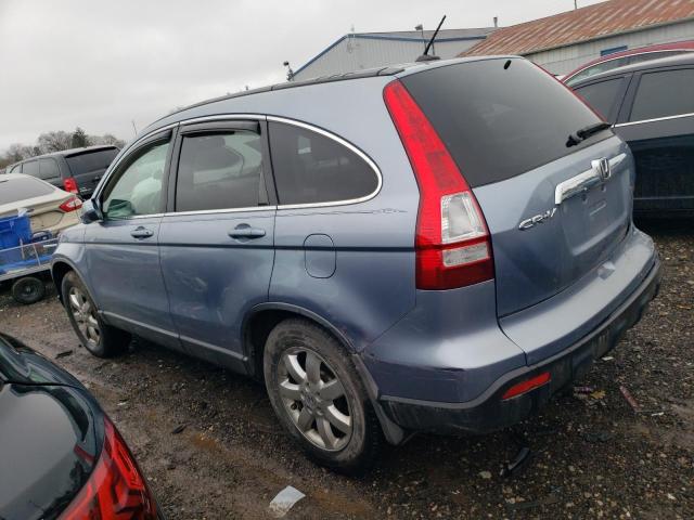 JHLRE38787C034498 - 2007 HONDA CR-V EXL TURQUOISE photo 2