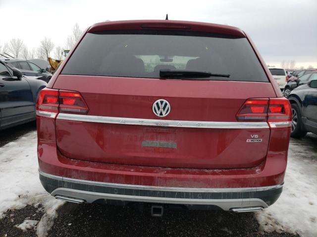 1V2MR2CAXJC555625 - 2018 VOLKSWAGEN ATLAS SEL RED photo 6