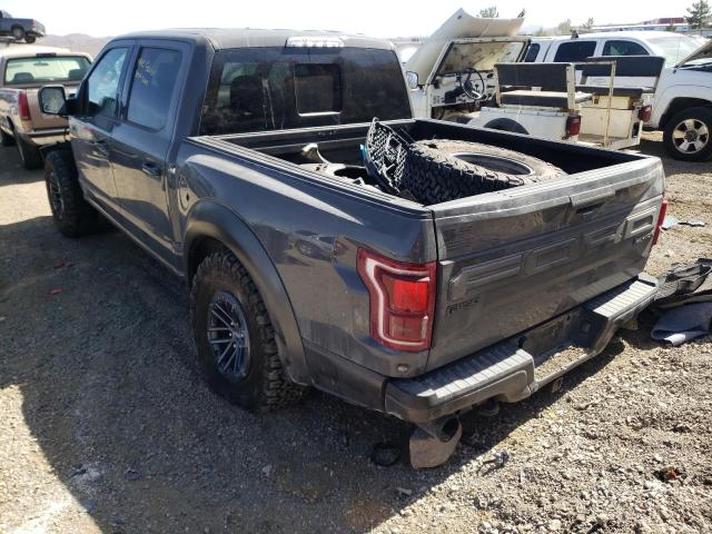 1FTFW1RGXLFA06596 - 2020 FORD F150 RAPTOR GRAY photo 3