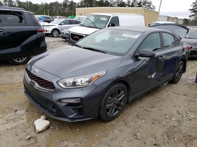 3KPF34AD3ME341965 - 2021 KIA FORTE GT LINE CHARCOAL photo 1