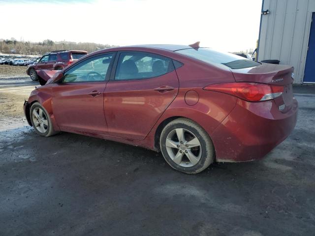 5NPDH4AE4DH387270 - 2013 HYUNDAI ELANTRA GLS RED photo 2