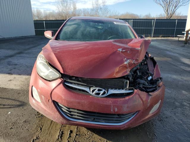 5NPDH4AE4DH387270 - 2013 HYUNDAI ELANTRA GLS RED photo 5