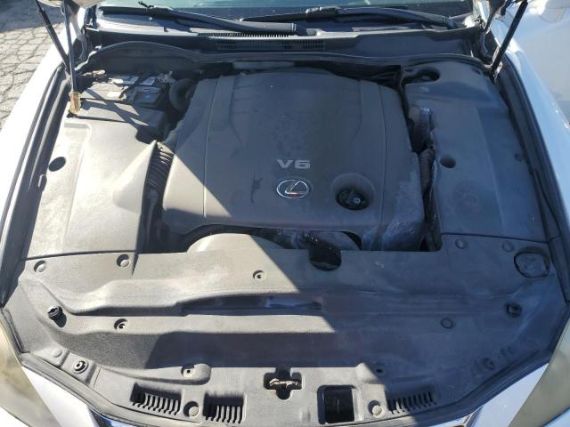 JTHBK262862011637 - 2006 LEXUS IS 250 WHITE photo 11