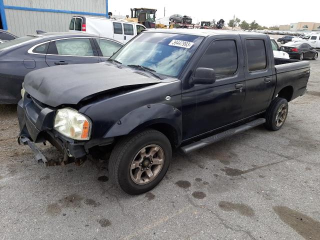 1N6ED27T84C468453 - 2004 NISSAN FRONTIER CREW CAB XE V6 BLACK photo 1