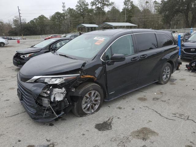 5TDKRKEC9MS043977 - 2021 TOYOTA SIENNA LE BLACK photo 1