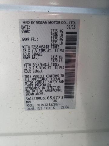 5N1AR2MM3GC654773 - 2016 NISSAN PATHFINDER S SILVER photo 13