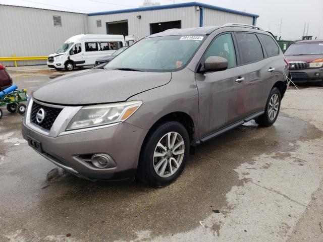 5N1AR2MN8DC613950 - 2013 NISSAN PATHFINDER S GRAY photo 1