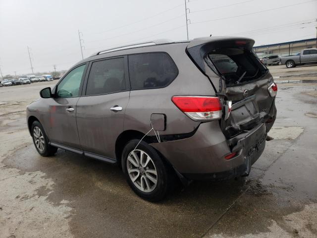 5N1AR2MN8DC613950 - 2013 NISSAN PATHFINDER S GRAY photo 2