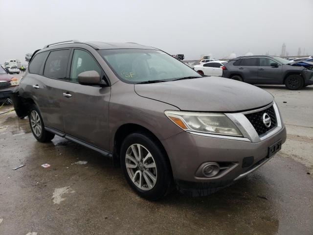 5N1AR2MN8DC613950 - 2013 NISSAN PATHFINDER S GRAY photo 4