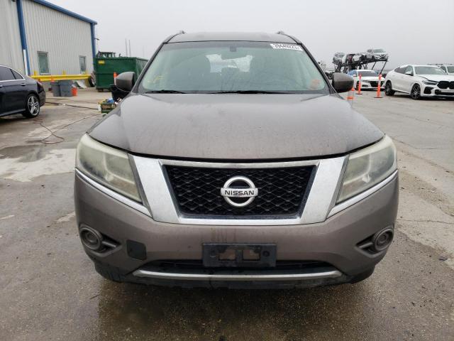 5N1AR2MN8DC613950 - 2013 NISSAN PATHFINDER S GRAY photo 5