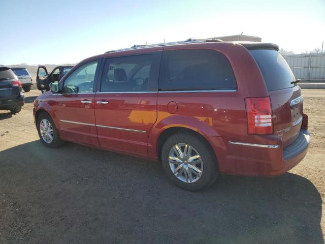 2A8HR64X58R688915 - 2008 CHRYSLER TOWN & COU LIMITED RED photo 2