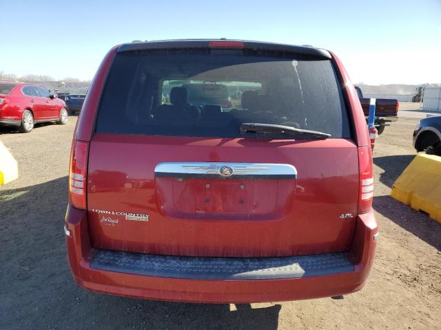 2A8HR64X58R688915 - 2008 CHRYSLER TOWN & COU LIMITED RED photo 6