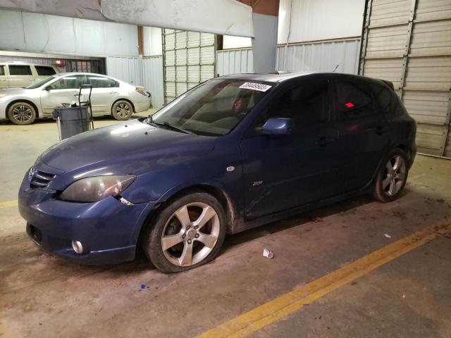 JM1BK343X51232793 - 2005 MAZDA 3 HATCHBACK BLUE photo 1