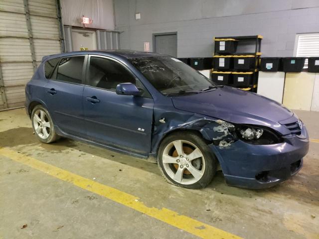 JM1BK343X51232793 - 2005 MAZDA 3 HATCHBACK BLUE photo 4