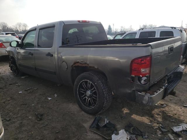 2GCEC13C471620583 - 2007 CHEVROLET SILVERADO C1500 CREW CAB GRAY photo 2