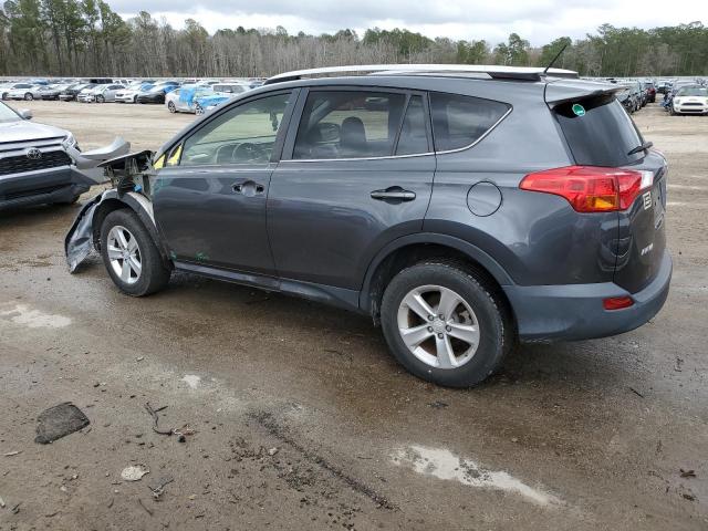 JTMRFREV4DD019387 - 2013 TOYOTA RAV4 XLE GRAY photo 2