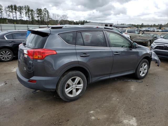 JTMRFREV4DD019387 - 2013 TOYOTA RAV4 XLE GRAY photo 3