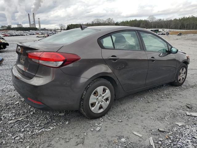 3KPFK4A74JE174685 - 2018 KIA FORTE LX BROWN photo 3