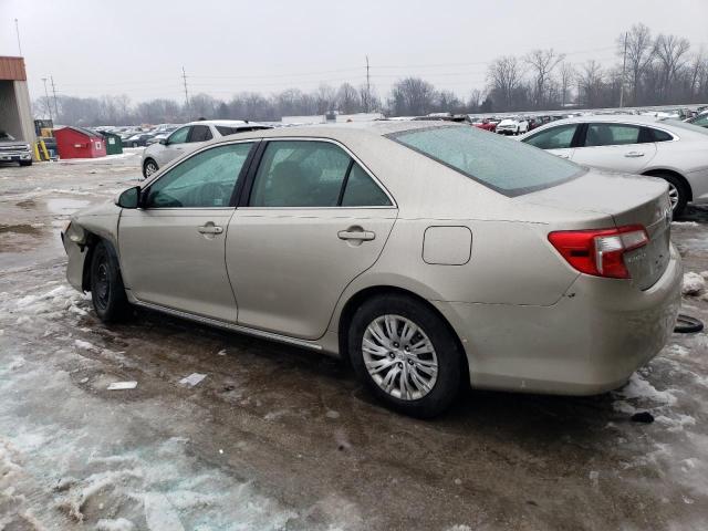 4T4BF1FK6DR276169 - 2013 TOYOTA CAMRY L BEIGE photo 2