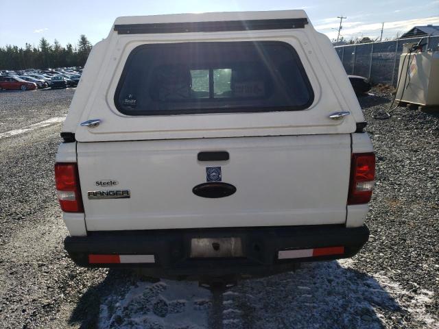 1FTKR4EE4BPB12336 - 2011 FORD RANGER SUPER CAB WHITE photo 6