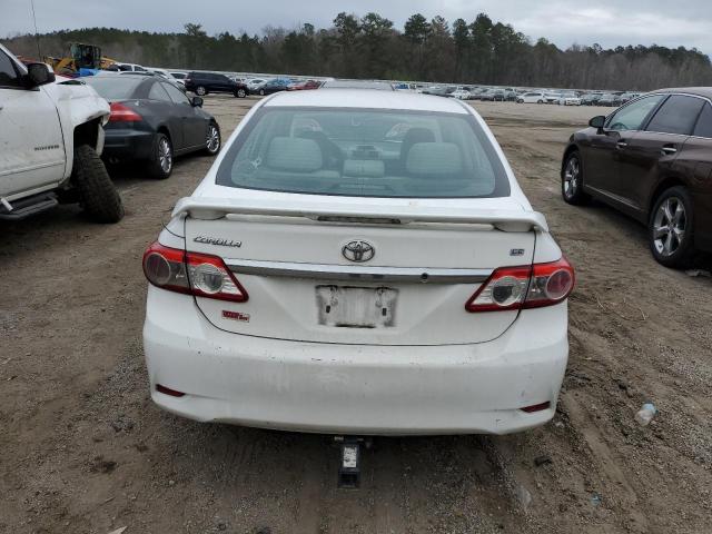 2T1BU4EE9DC979473 - 2013 TOYOTA CORROLA BASE WHITE photo 6