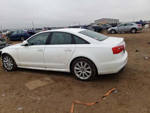 WAUHGAFC5EN055962 - 2014 AUDI A6 PRESTIGE WHITE photo 2