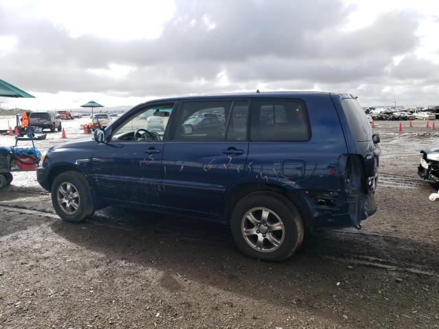 JTEEP21A950135243 - 2005 TOYOTA HIGHLANDER LIMITED BLUE photo 2