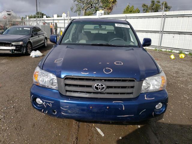 JTEEP21A950135243 - 2005 TOYOTA HIGHLANDER LIMITED BLUE photo 5