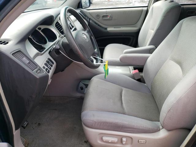 JTEEP21A950135243 - 2005 TOYOTA HIGHLANDER LIMITED BLUE photo 7