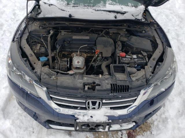 1HGCR2F86DA045537 - 2013 HONDA ACCORD EXL BLUE photo 11