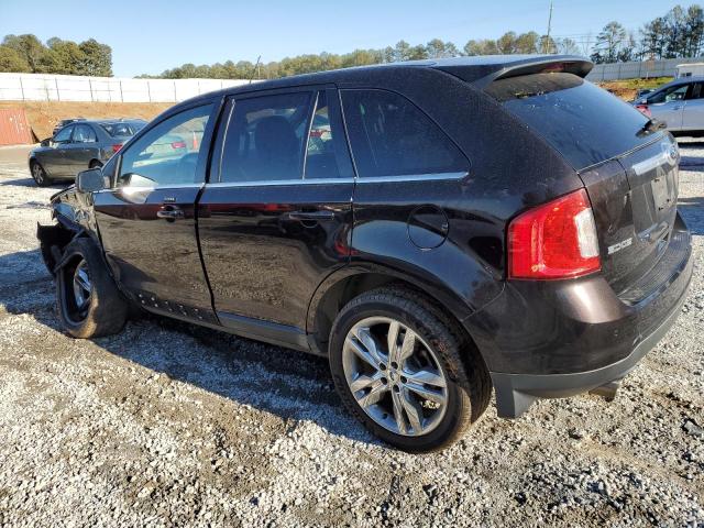 2FMDK3KC3DBB68932 - 2013 FORD EDGE LIMITED BLACK photo 2