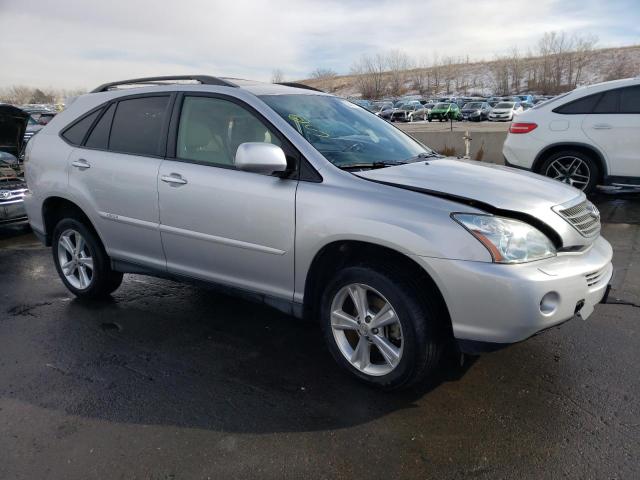 JTJHW31U782068328 - 2008 LEXUS RX 400H SILVER photo 4