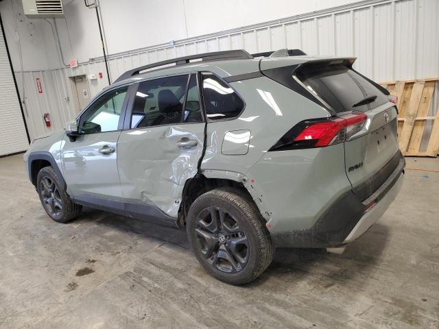 2T3J1RFV9PW362147 - 2023 TOYOTA RAV4 ADVENTURE GRAY photo 2